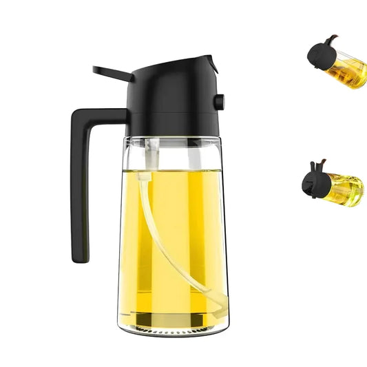 Easyspray 16oz 2-in-1 Modern Glass Oil Sprayer